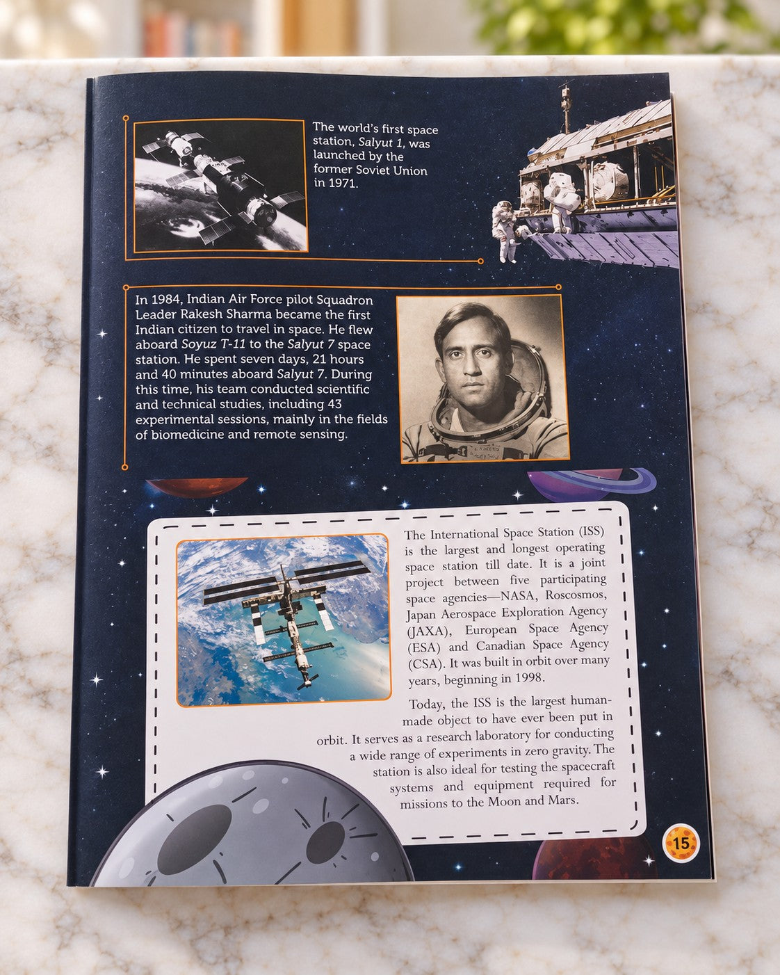 Let's Find Out! India's Space Adventure, inside pages