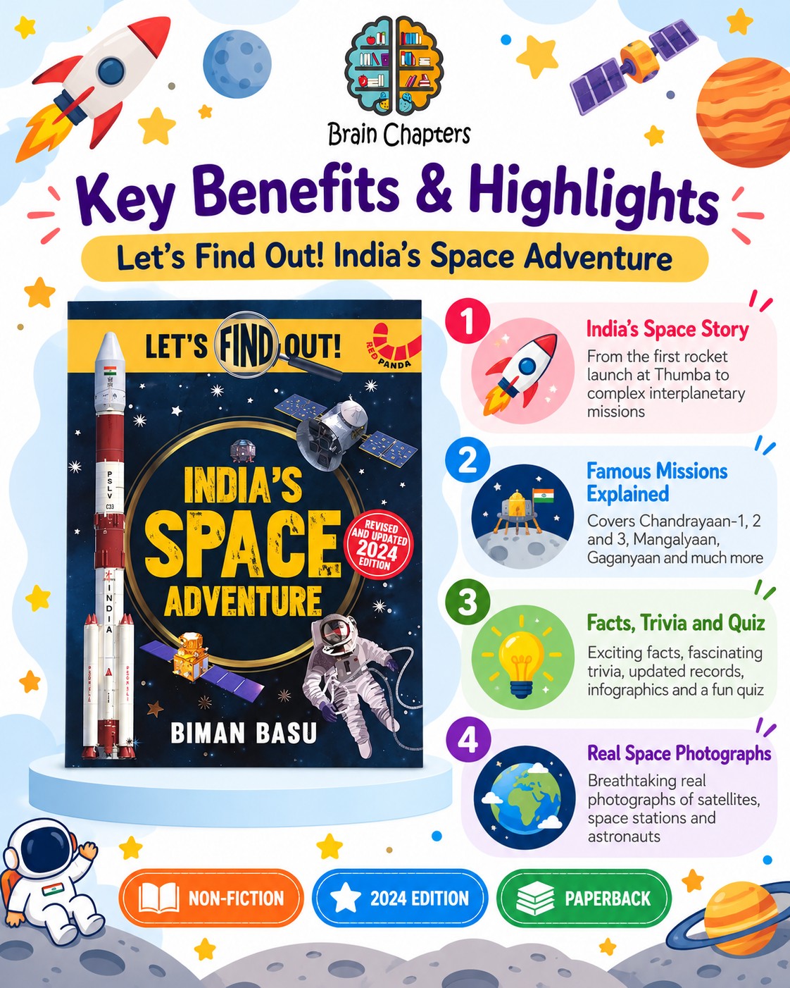 Key benefits and highlights of Let's Find Out! India's Space Adventure