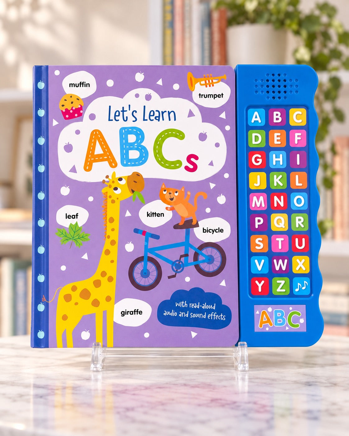 Let's Learn ABCs with read aloud and sound effects, front cover