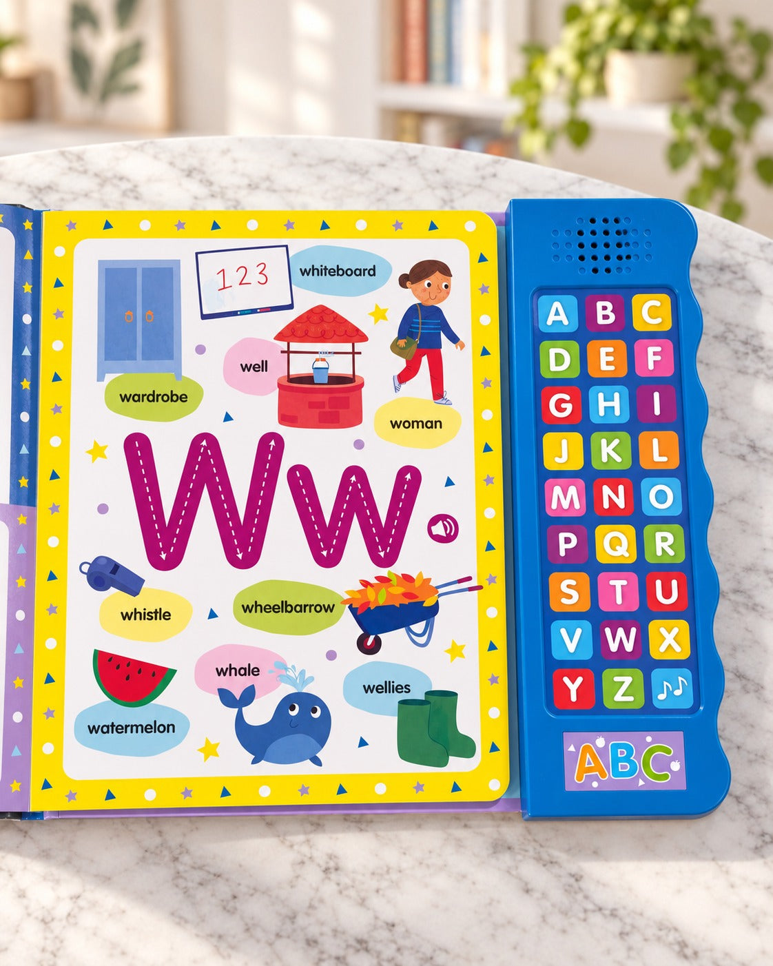 Let's Learn ABCs with read aloud and sound effects, inside pages