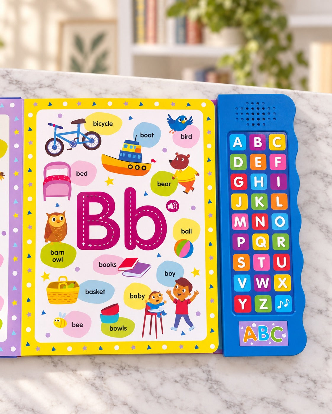 Let's Learn ABCs with read aloud and sound effects, inside pages