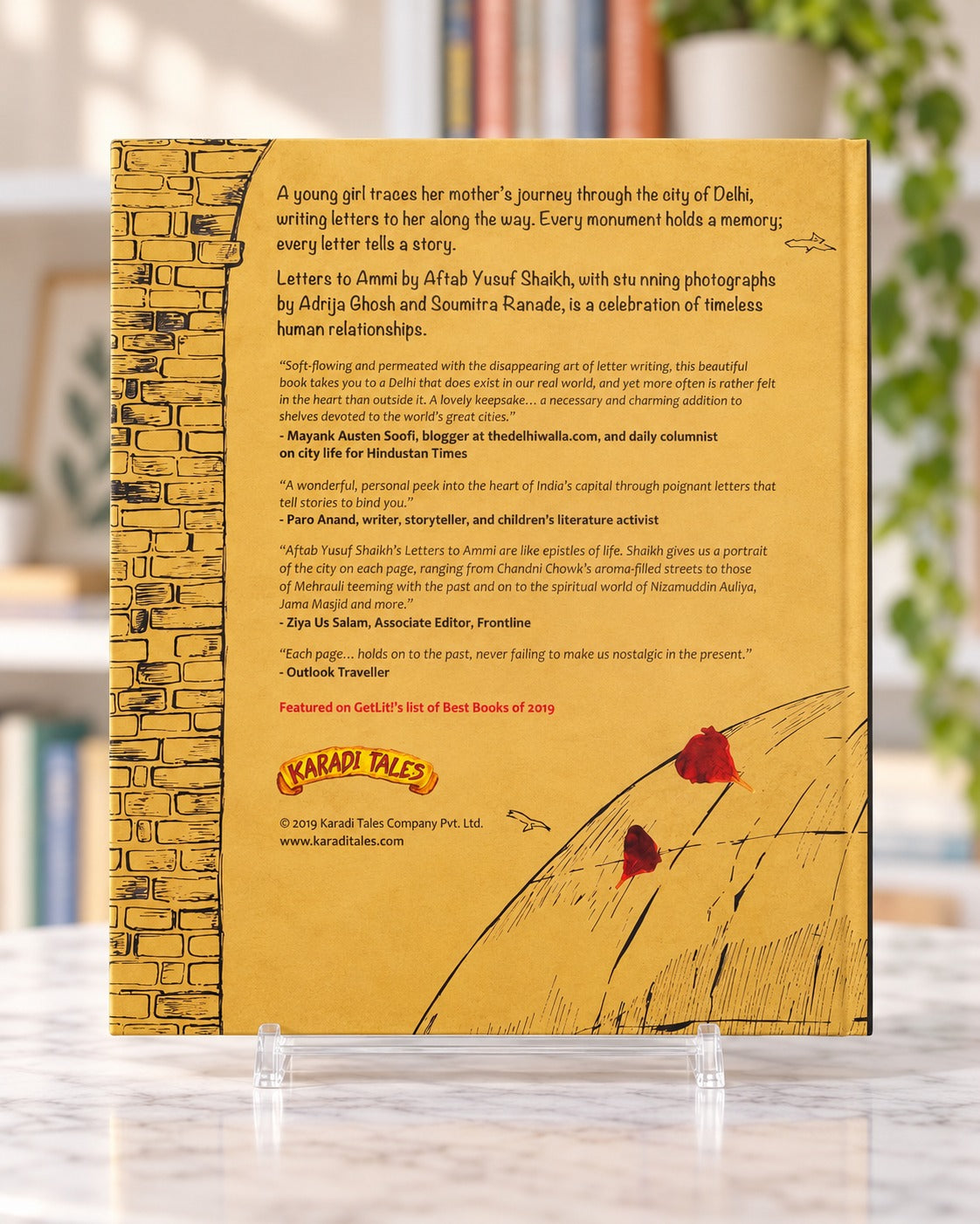 Letters to Ammi, back cover