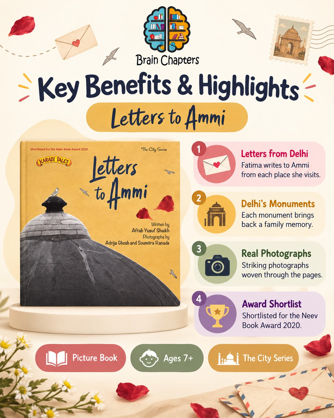 Key benefits and highlights of Letters to Ammi