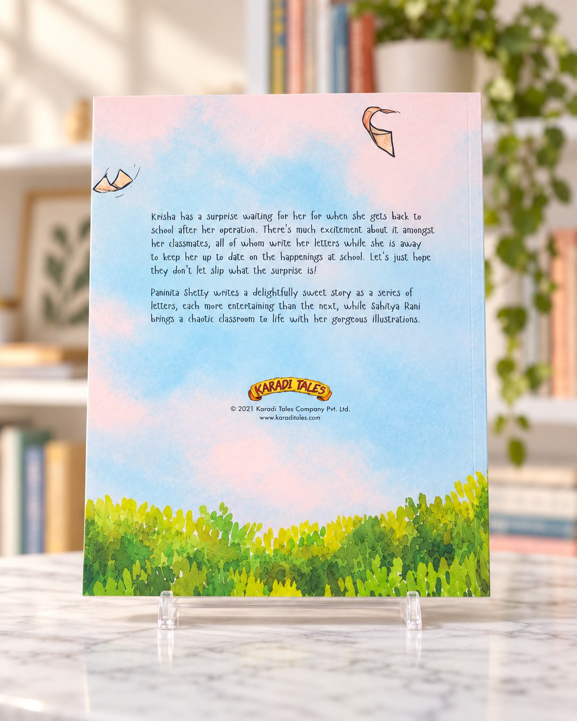Letters to Krisha, back cover