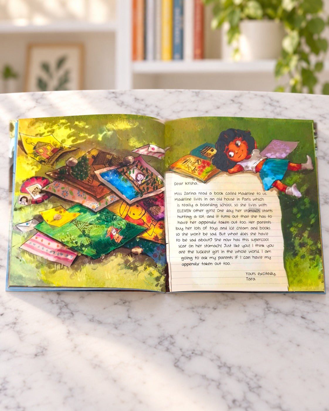 Letters to Krisha, inside pages