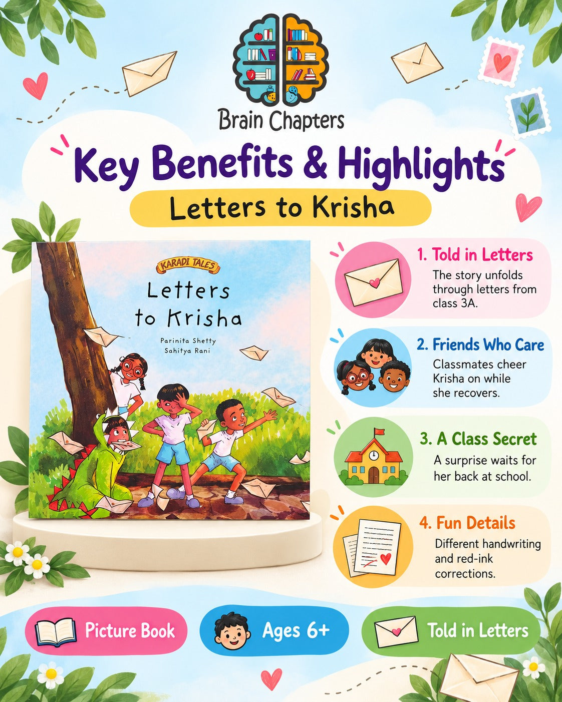 Key benefits and highlights of Letters to Krisha