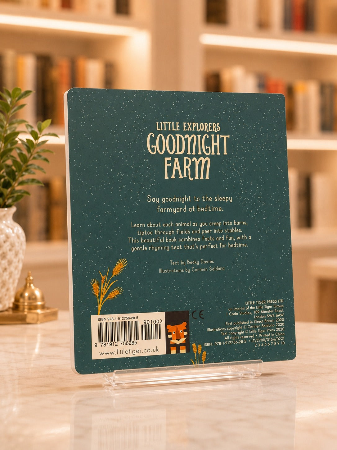 Little Explorers: Goodnight Farm – back cover
