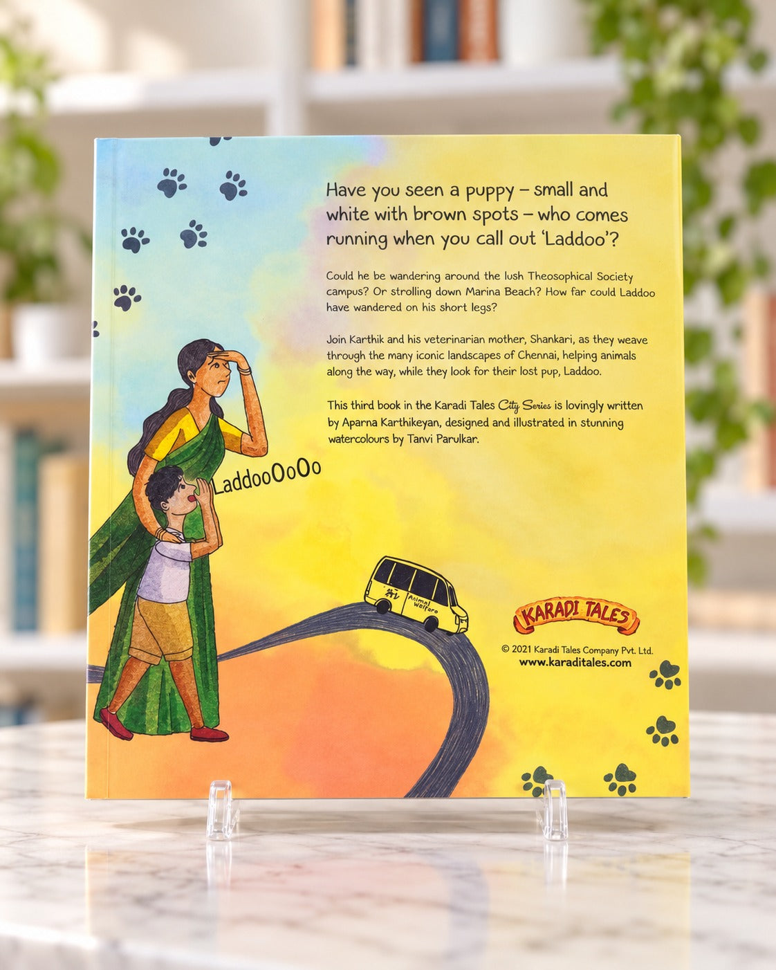 Looking for Laddoo, back cover