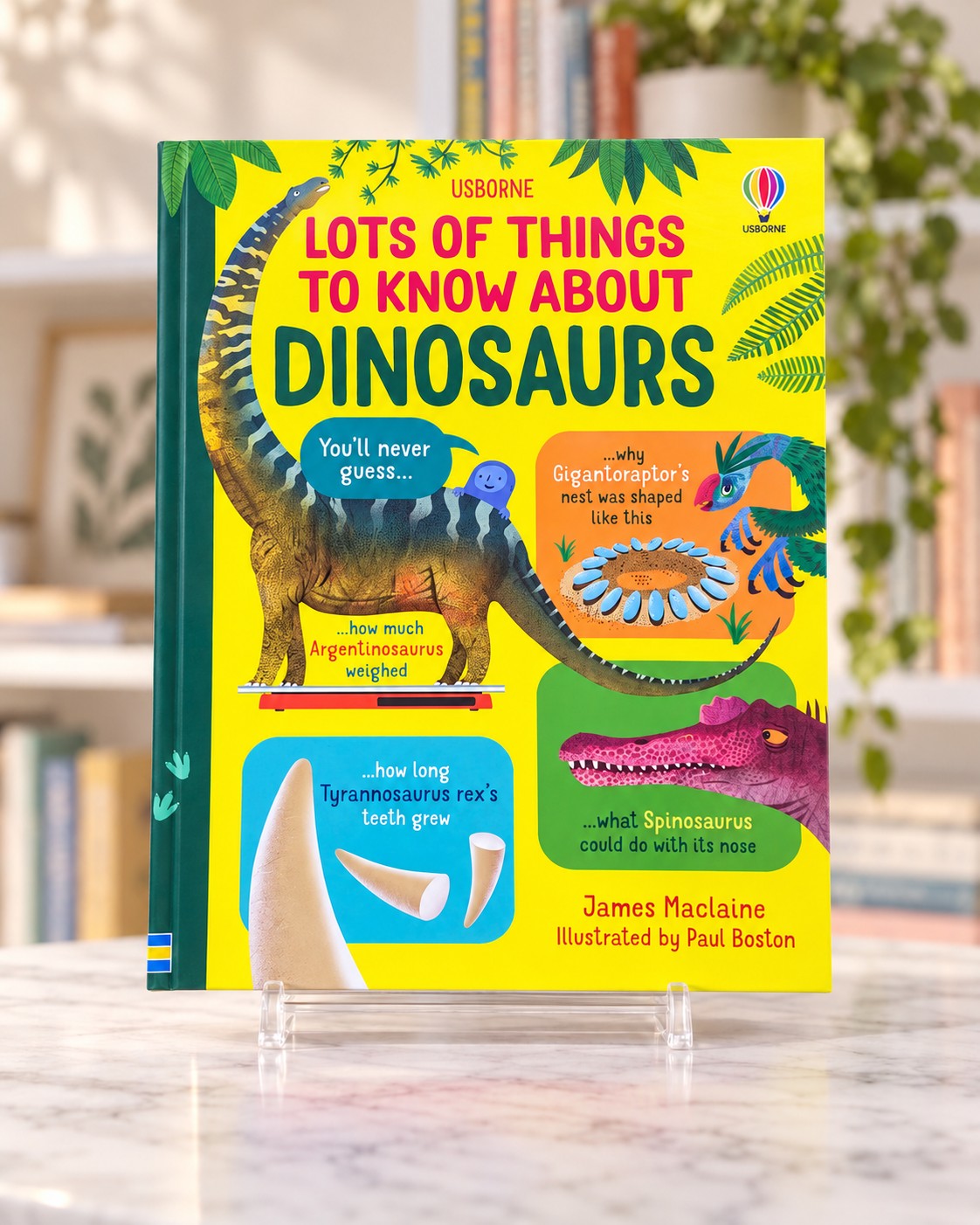 Lots of Things to Know About Dinosaurs, front cover