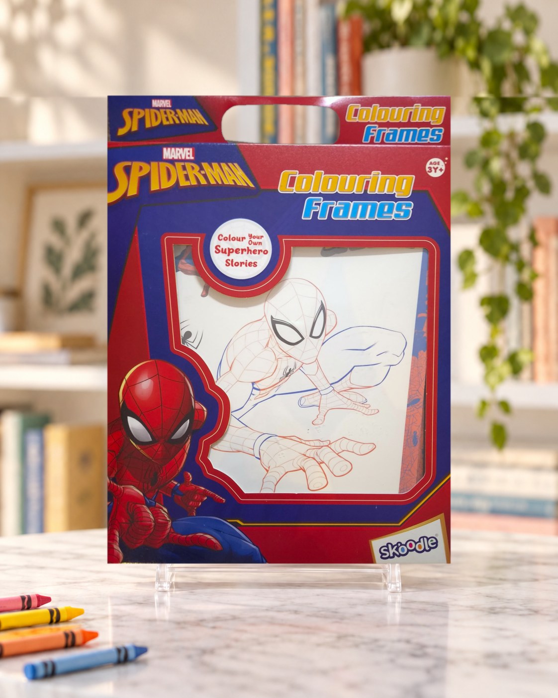 Marvel Spider-Man Colouring Frames, front