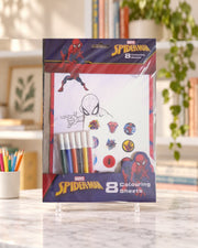 Marvel Spider-Man Colouring Sheets, front