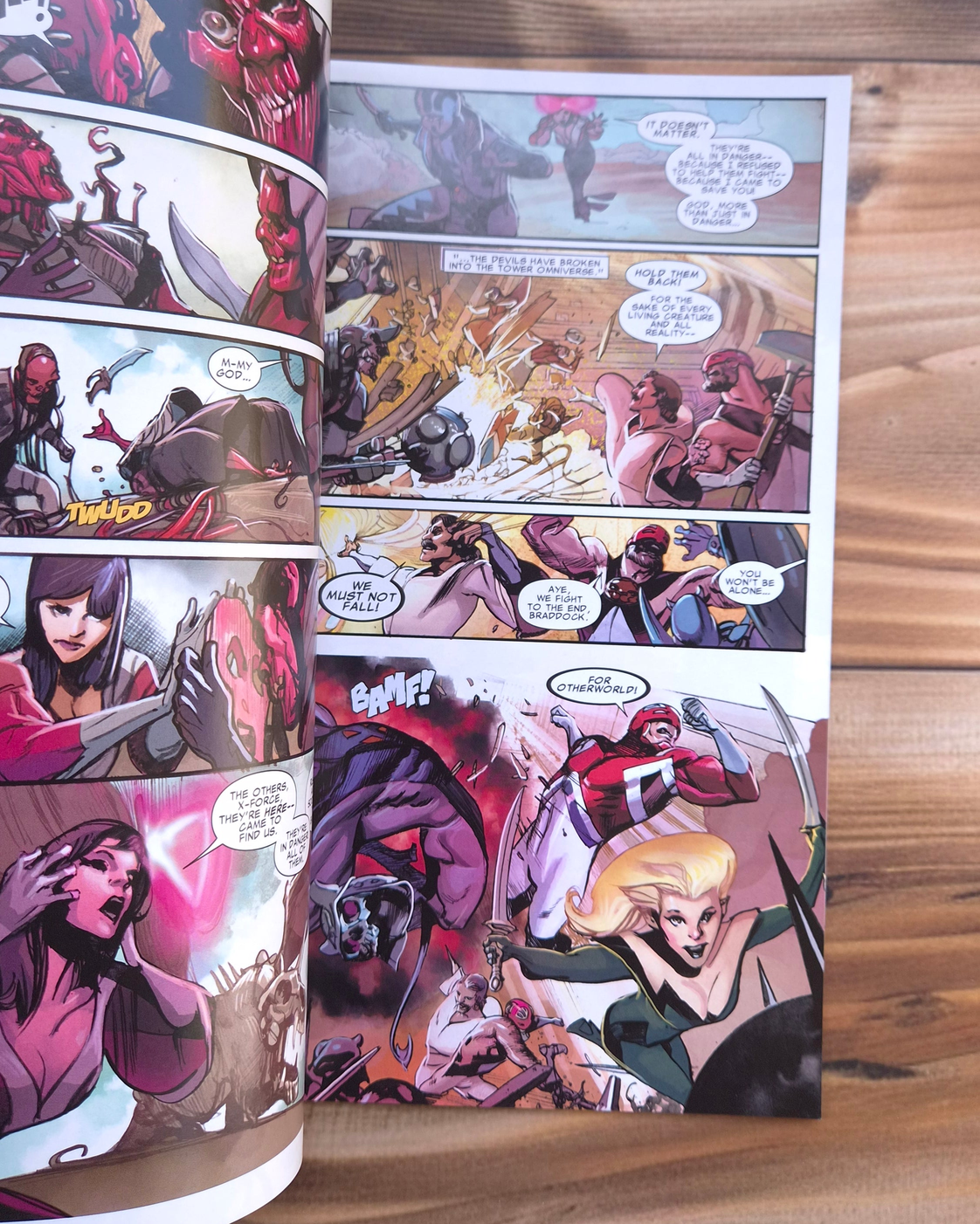 Uncanny X-Force: Otherworld, more inside comic pages