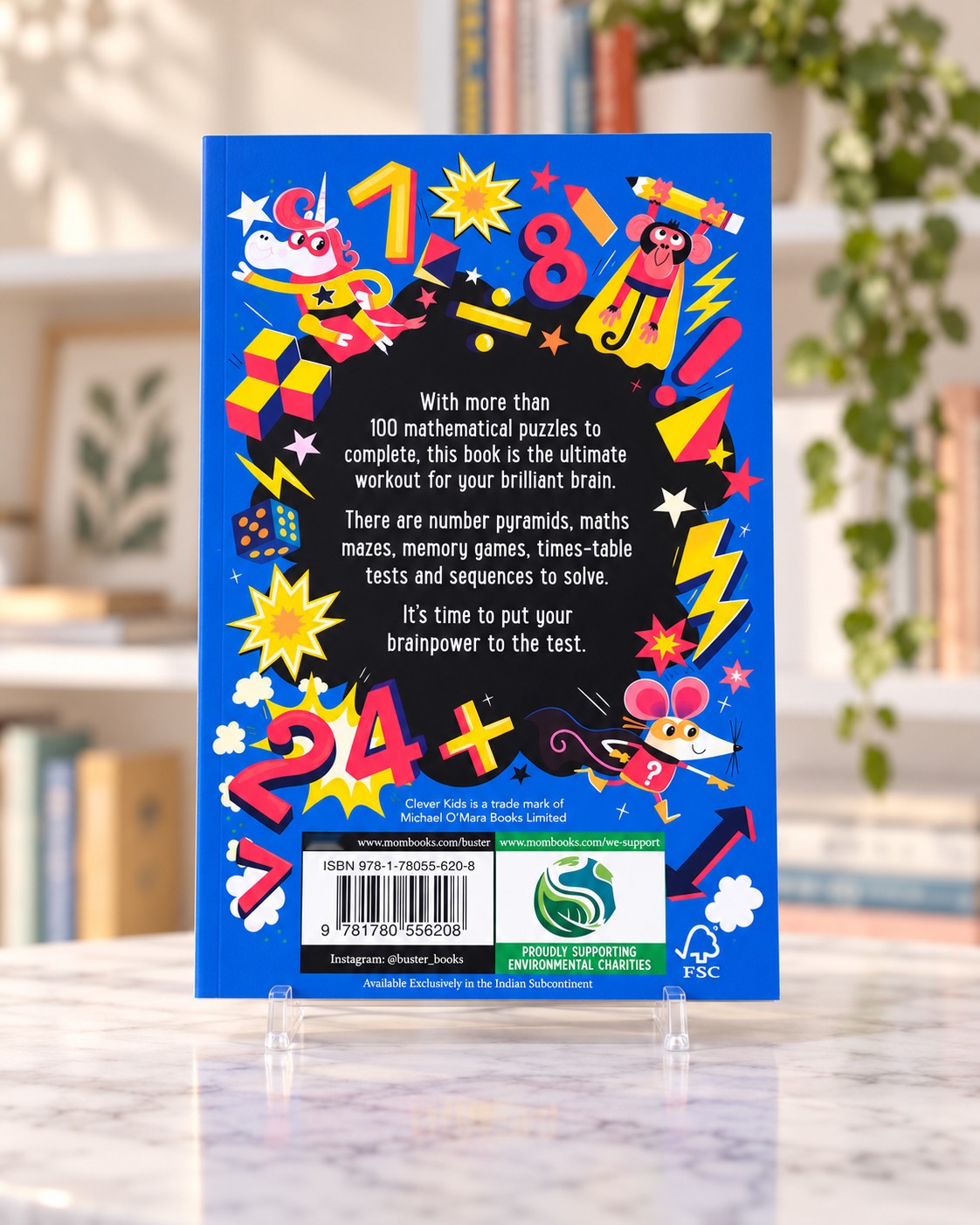 Mental Maths Games for Clever Kids, back cover