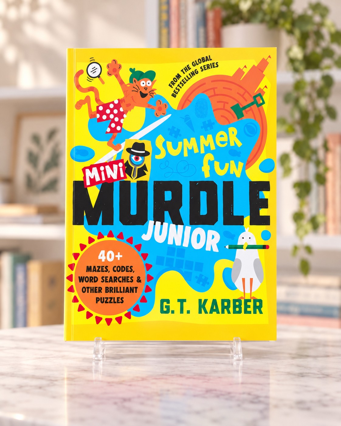 Mini Murdle Junior: Summer Fun, front cover
