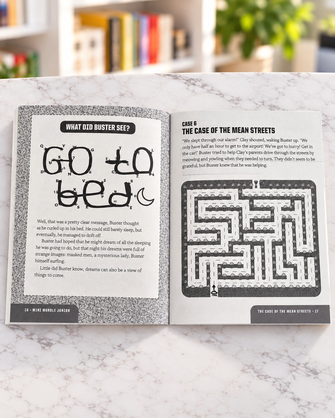 Mini Murdle Junior: Summer Fun, inside pages 1
