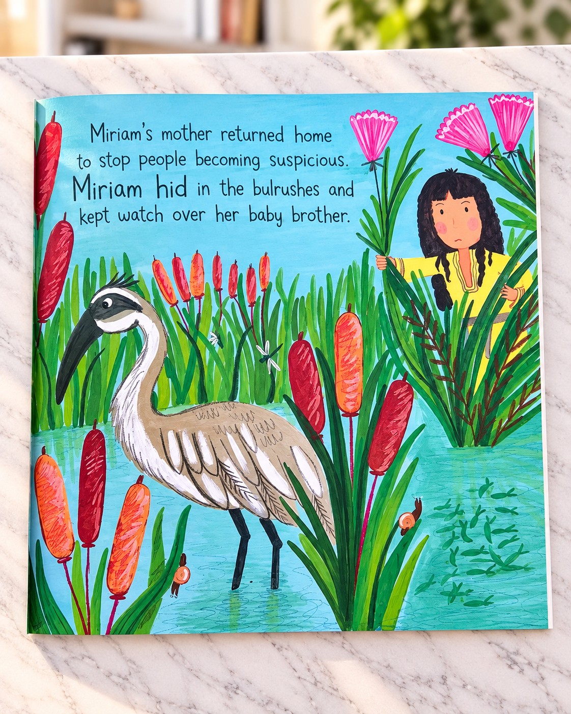 Moses in the Bulrushes, inside page 2