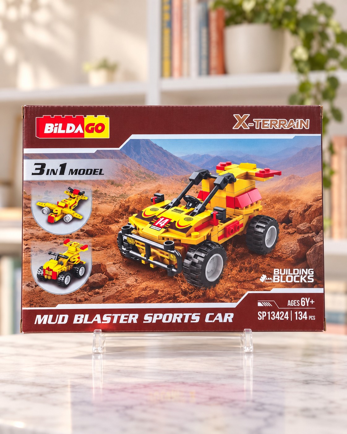 Mud Blaster Sports Car - X-Terrain 134 pcs, box front