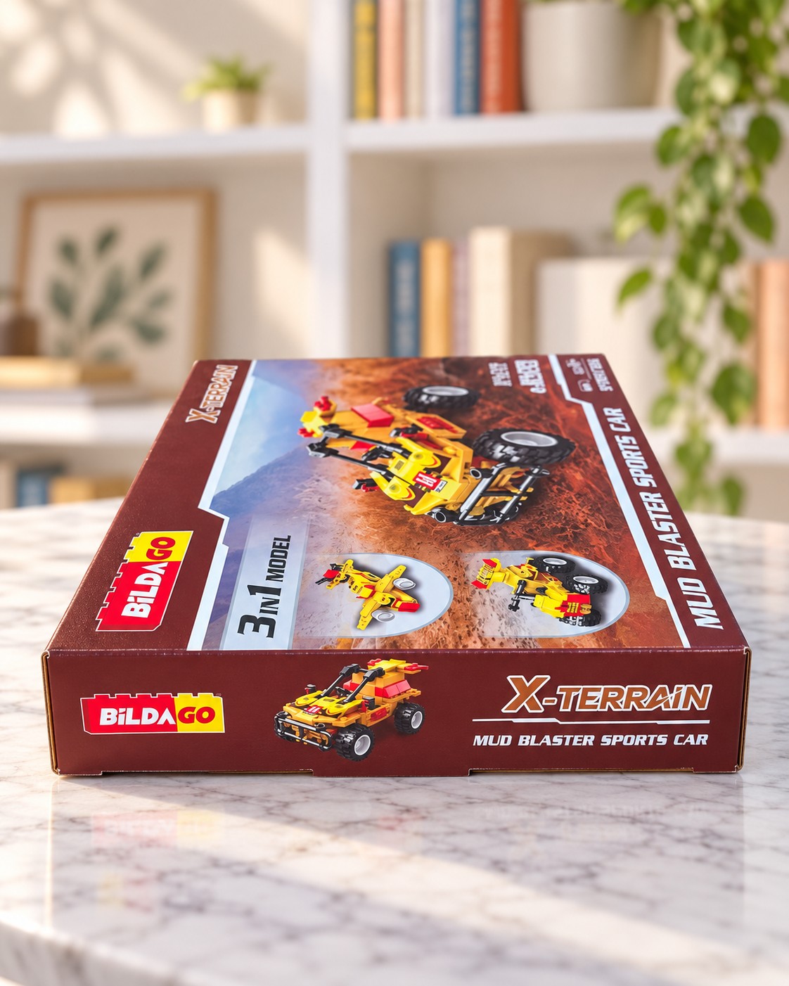 Mud Blaster Sports Car - X-Terrain 134 pcs, box side