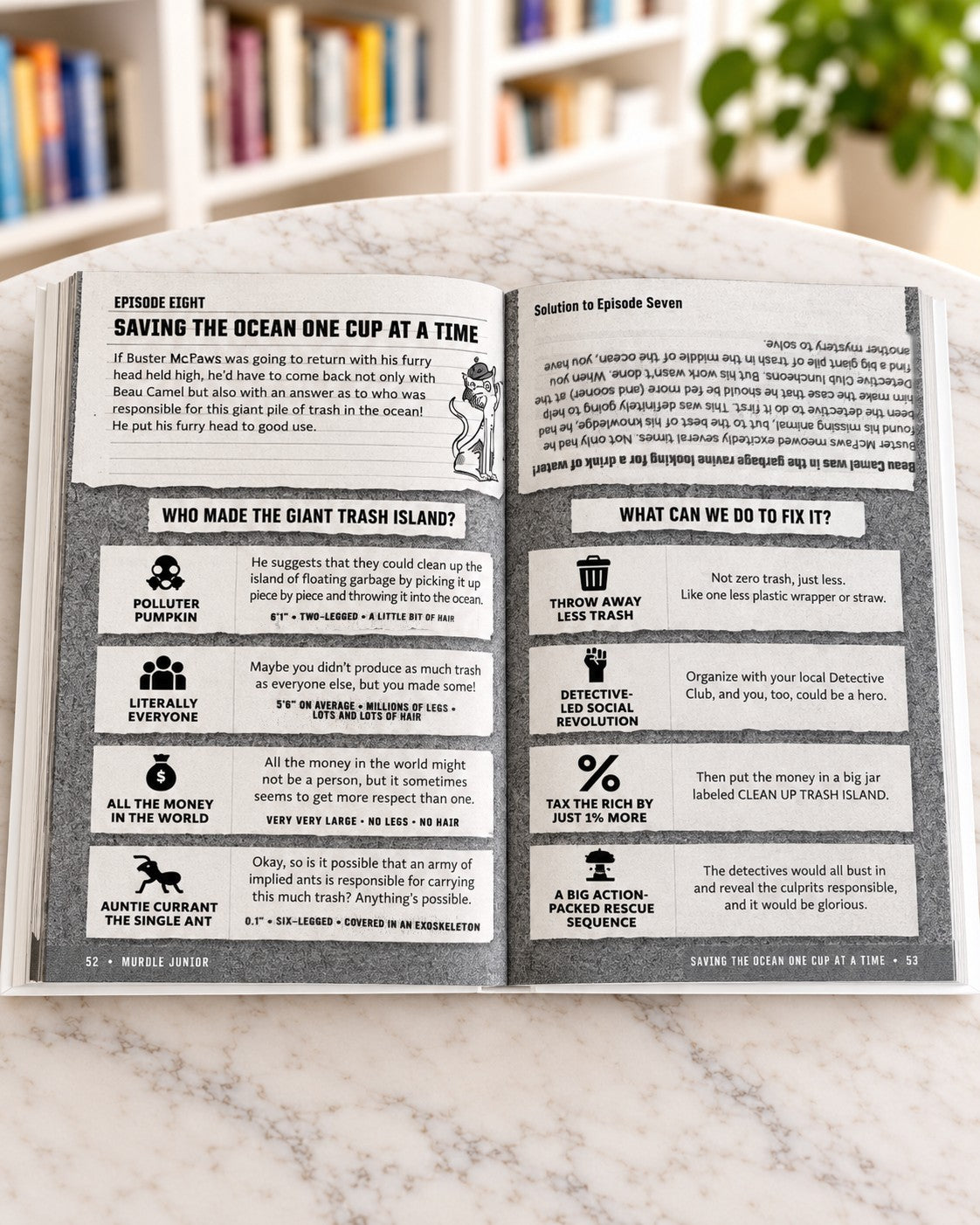 Murdle Junior 3: Wild Goose Case, inside pages 1