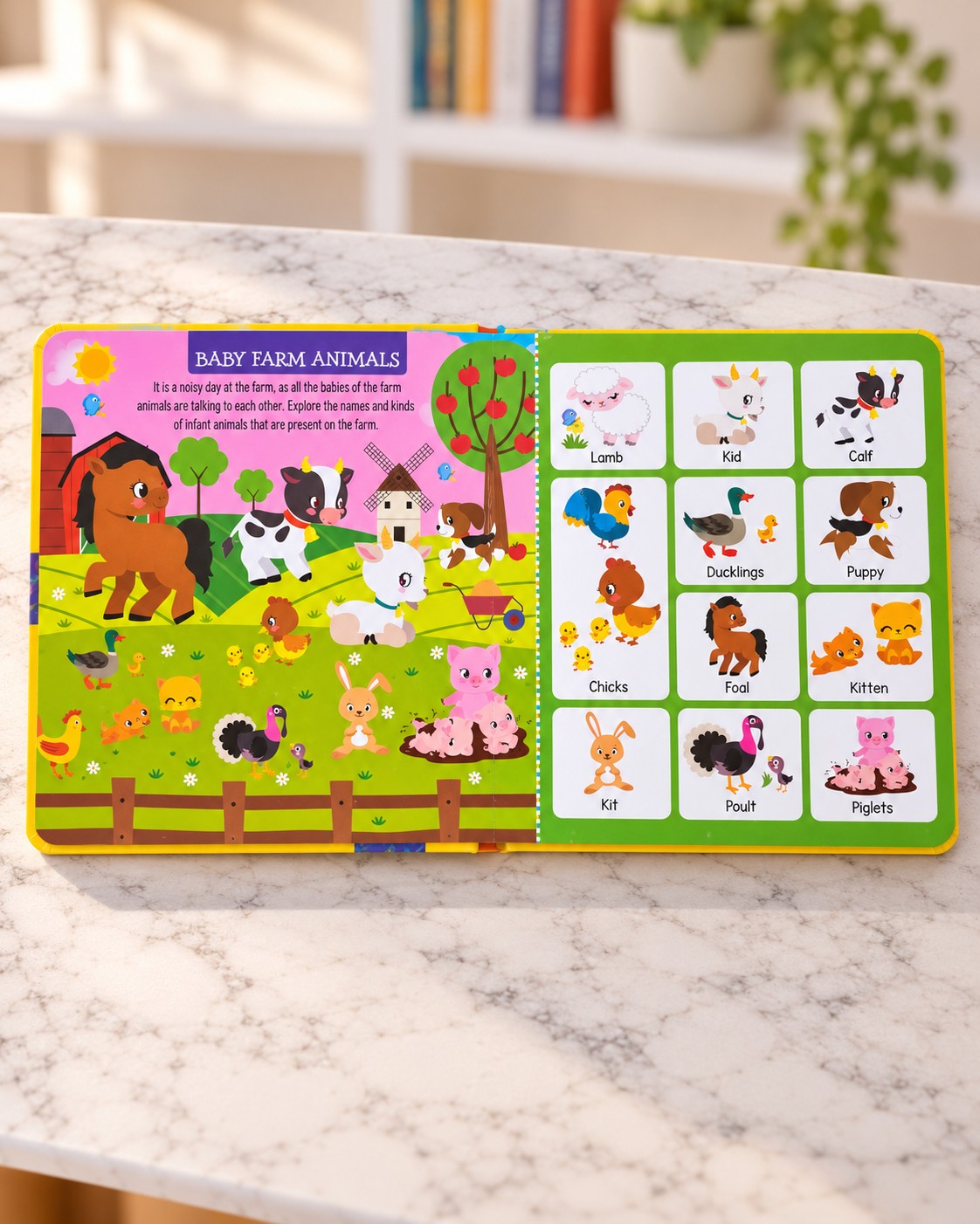 My First 100 Animals, inside pages 2