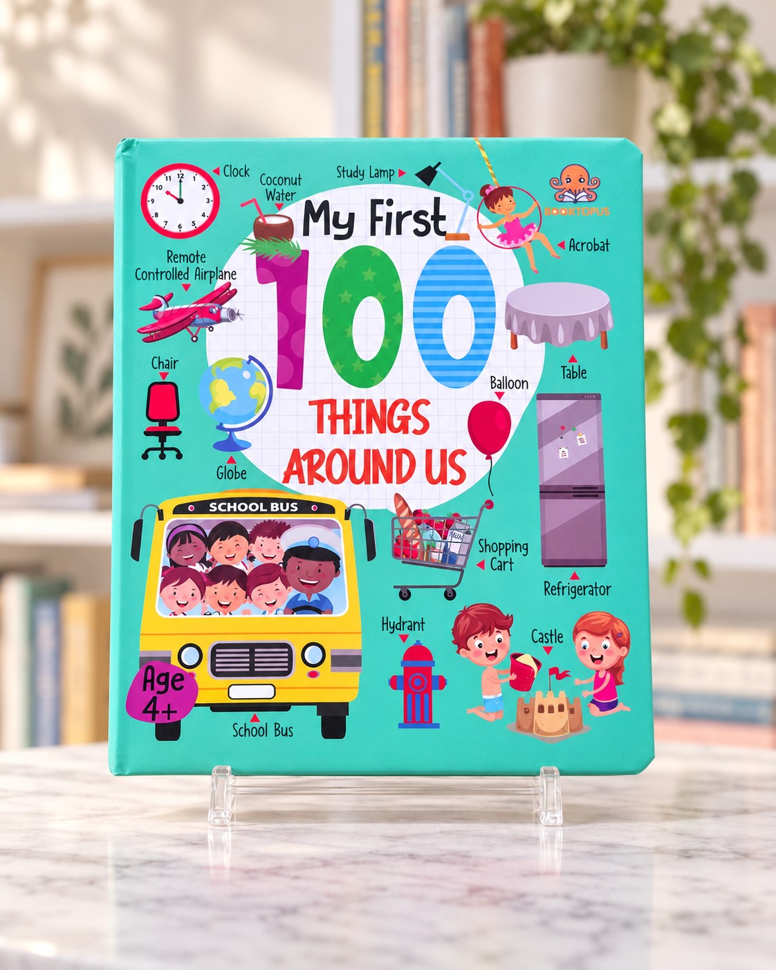 My First 100 Things Around Us Board Book, front cover