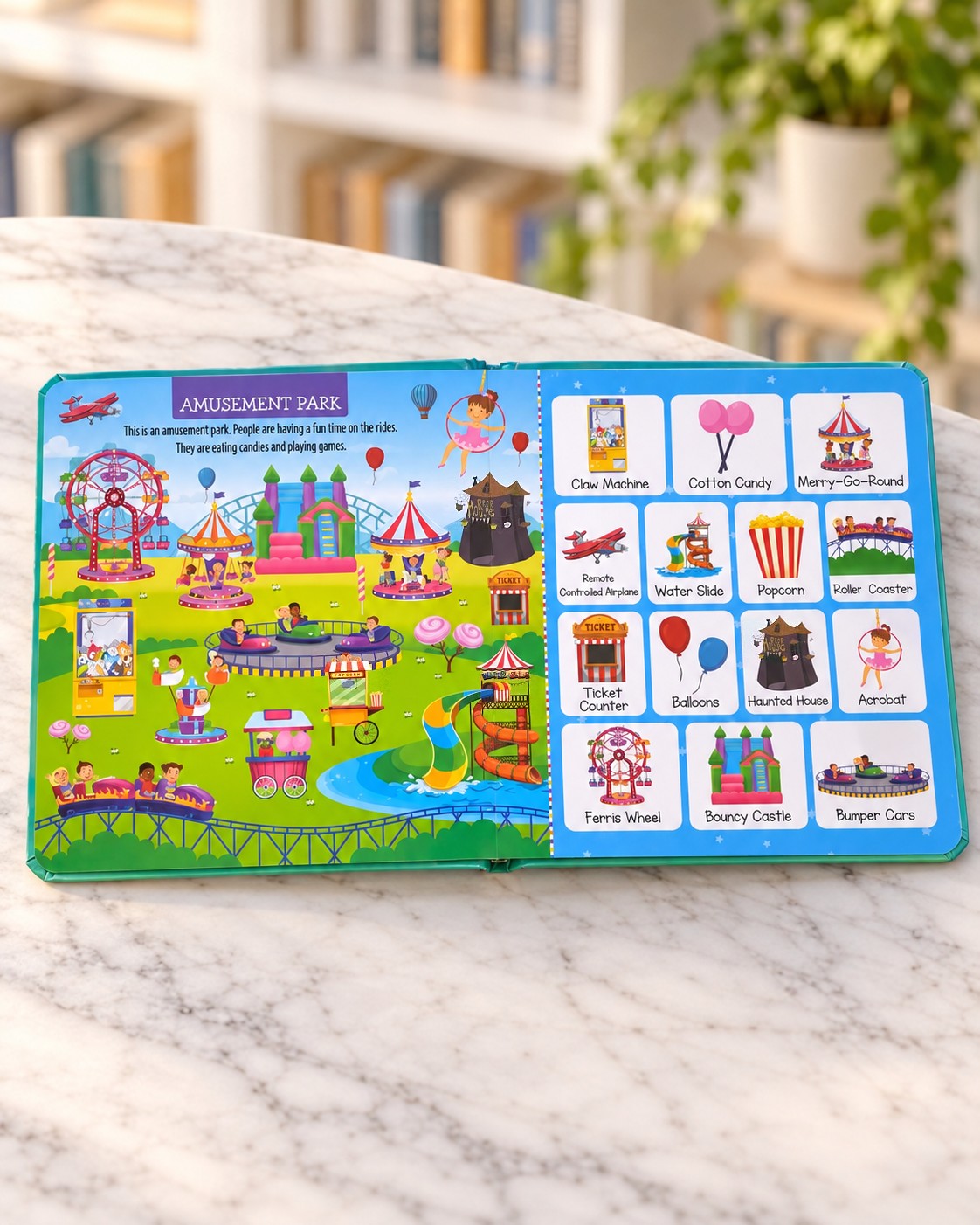 My First 100 Things Around Us Board Book, inside pages 1