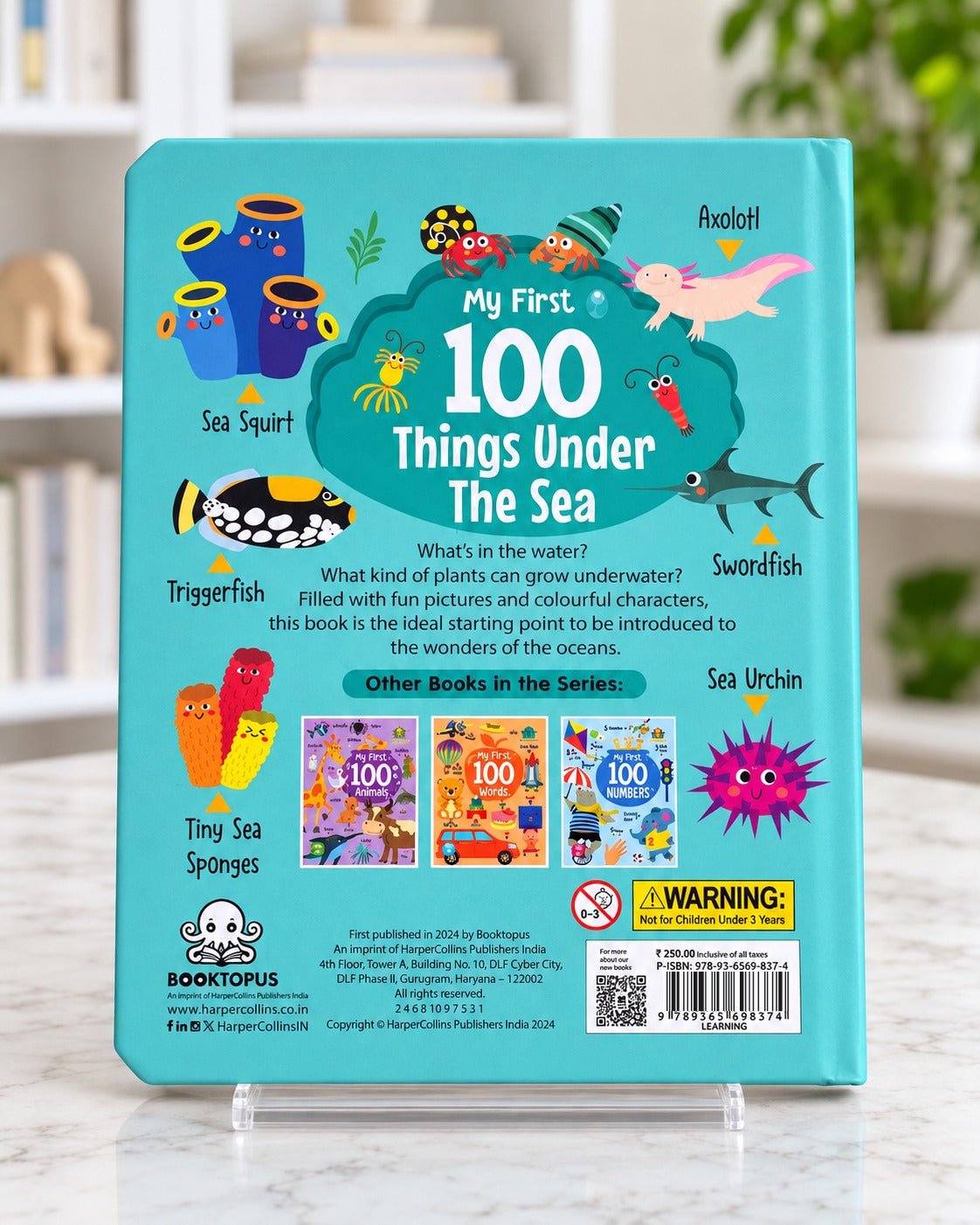 My First 100 Things Under The Sea, back cover