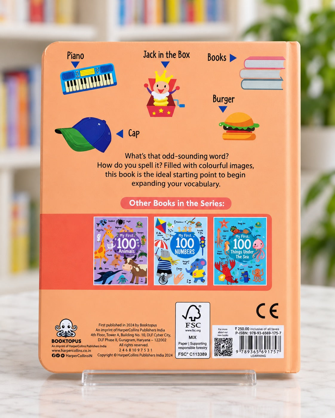 My First 100 Words, back cover