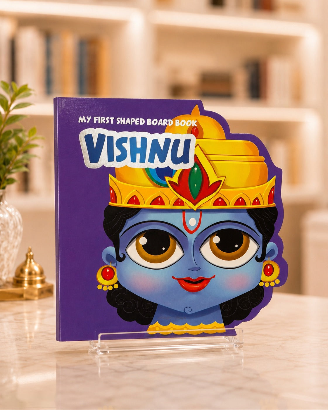 My First Shaped Board Book: Vishnu – front cover