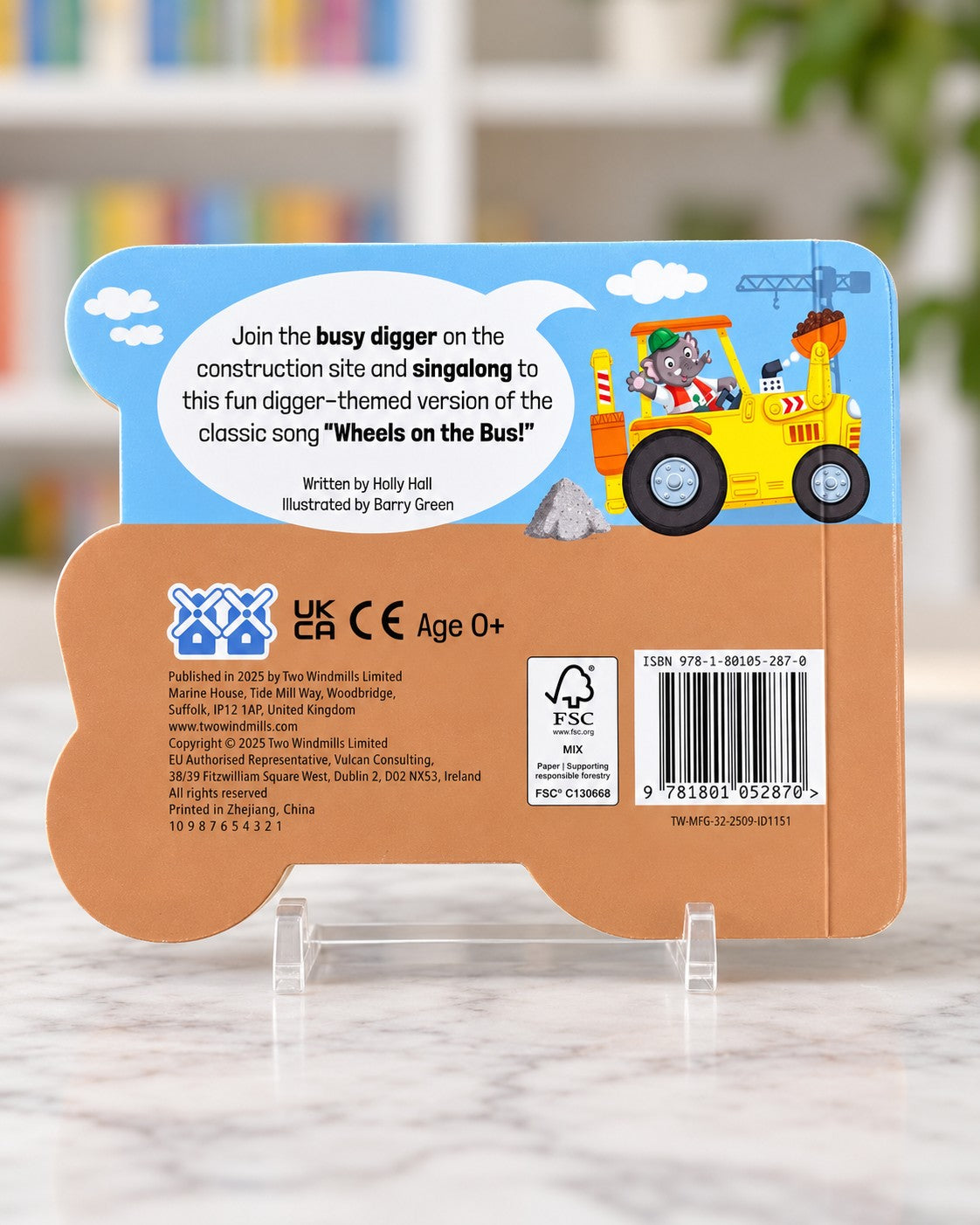 My First Singalong Stories: Busy Digger, back cover