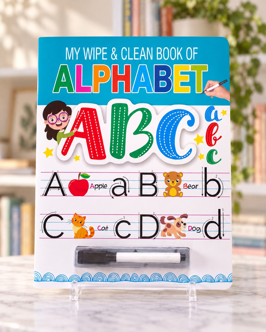 My Wipe & Clean Book of Alphabet, front cover