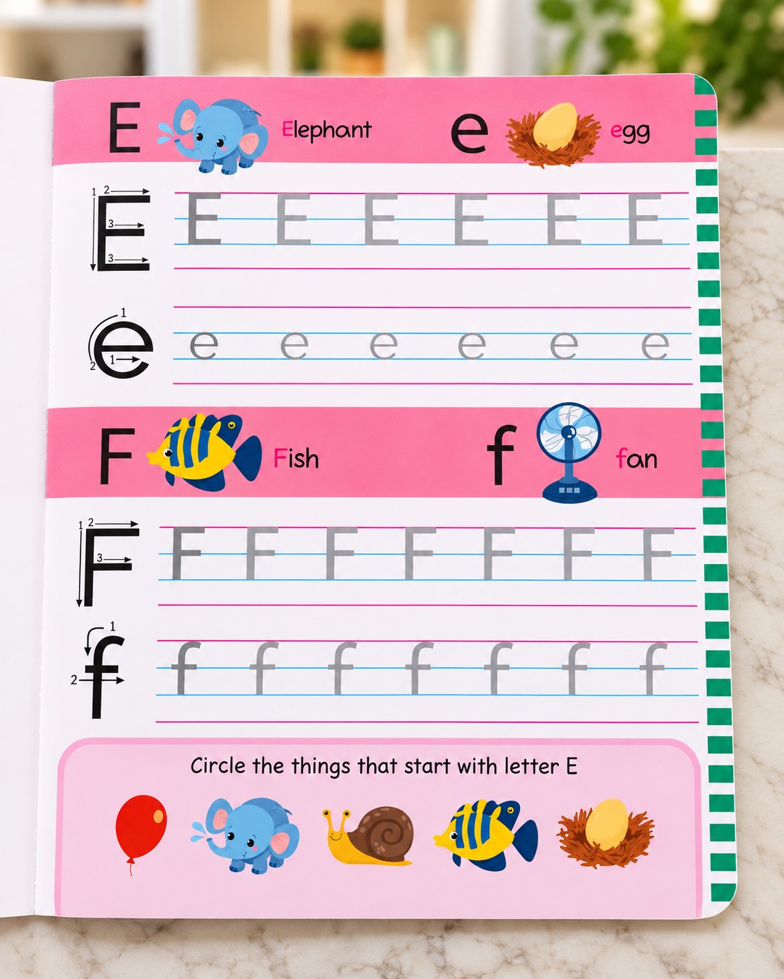 My Wipe & Clean Book of Alphabet, inside pages