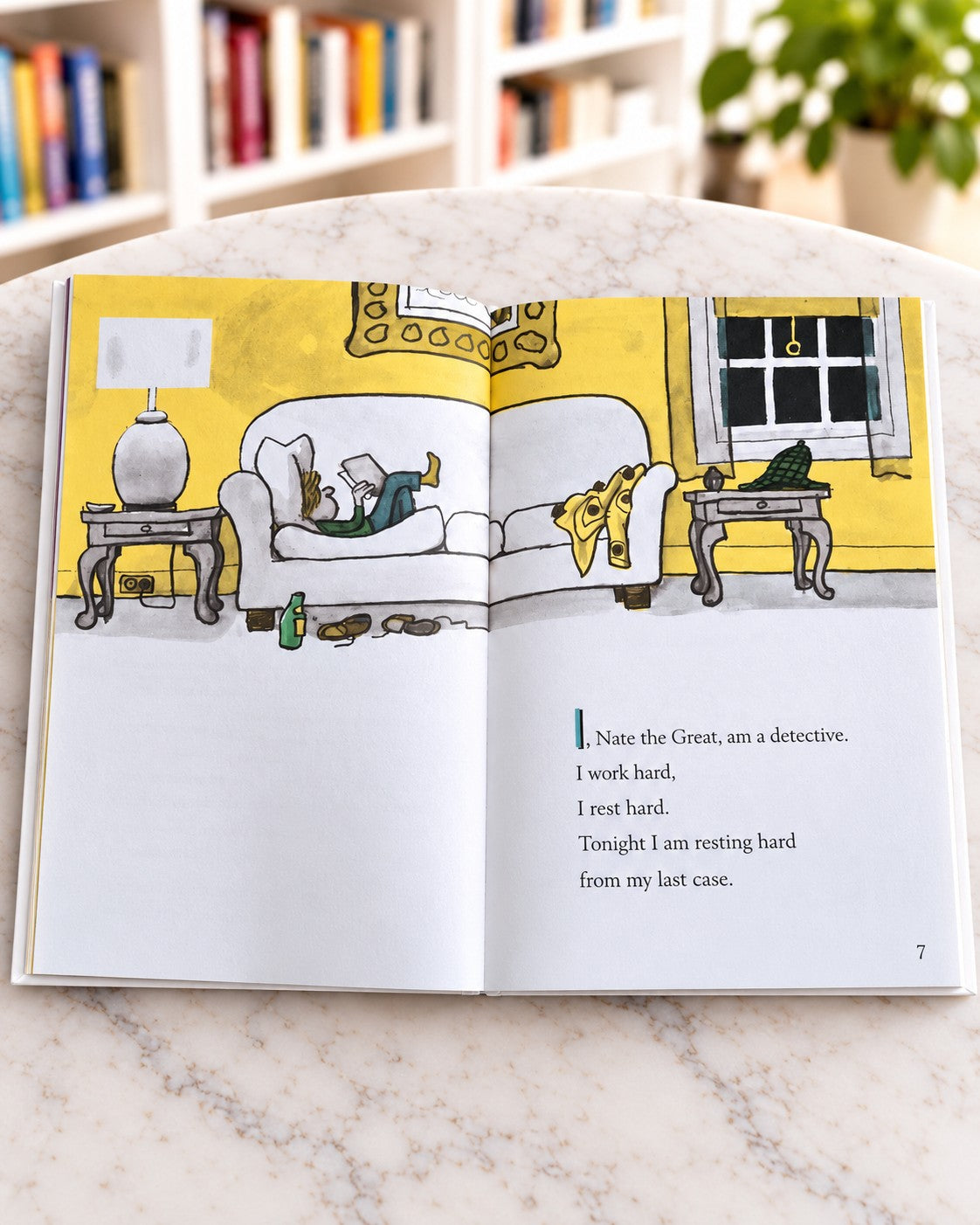 Nate the Great Goes Undercover, inside pages 1