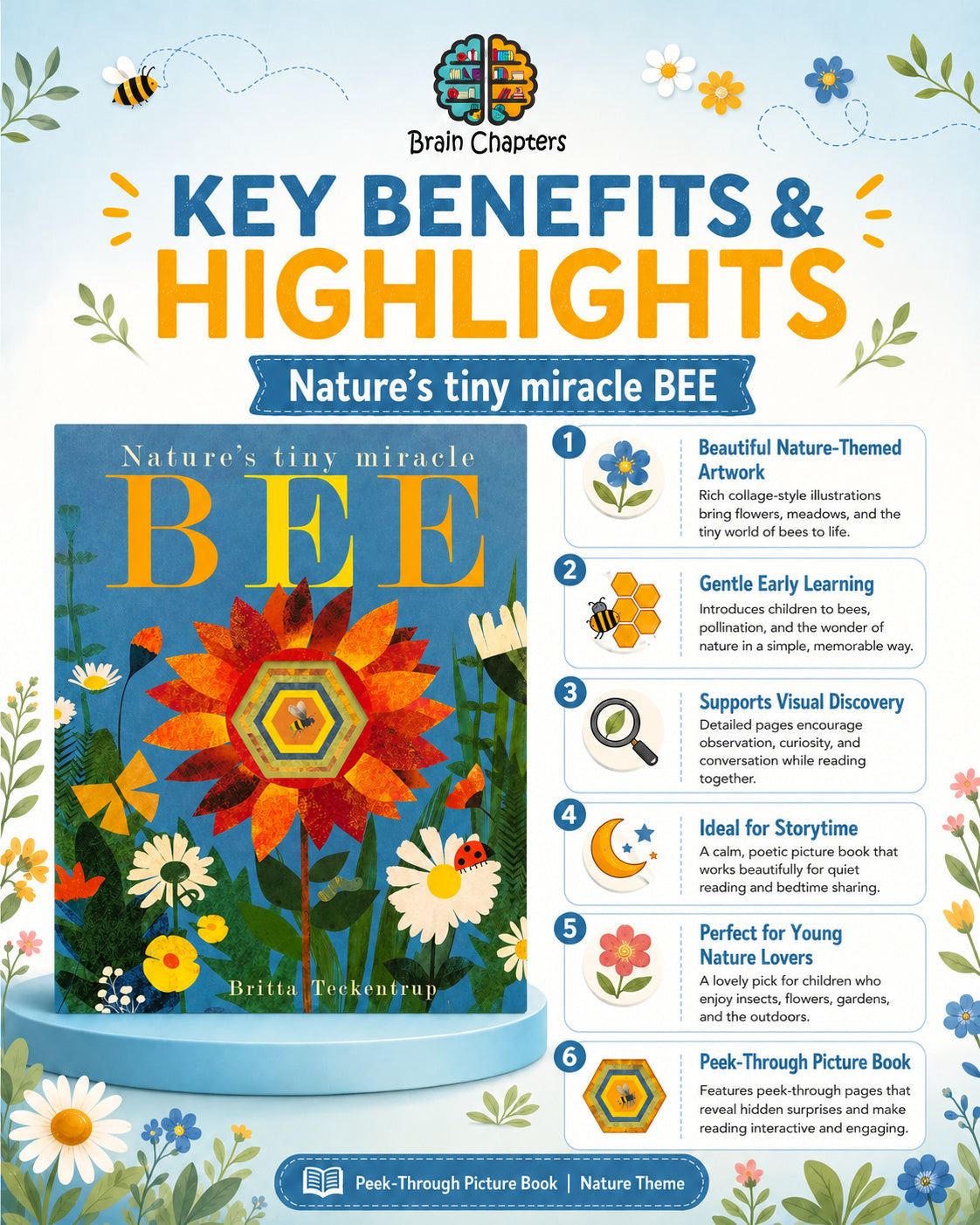 Key benefits and highlights of Bee: Nature's Tiny Miracle