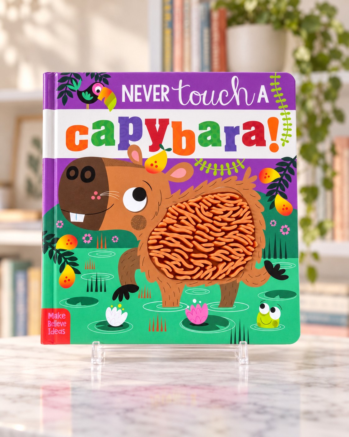 Never Touch a Capybara!, front cover