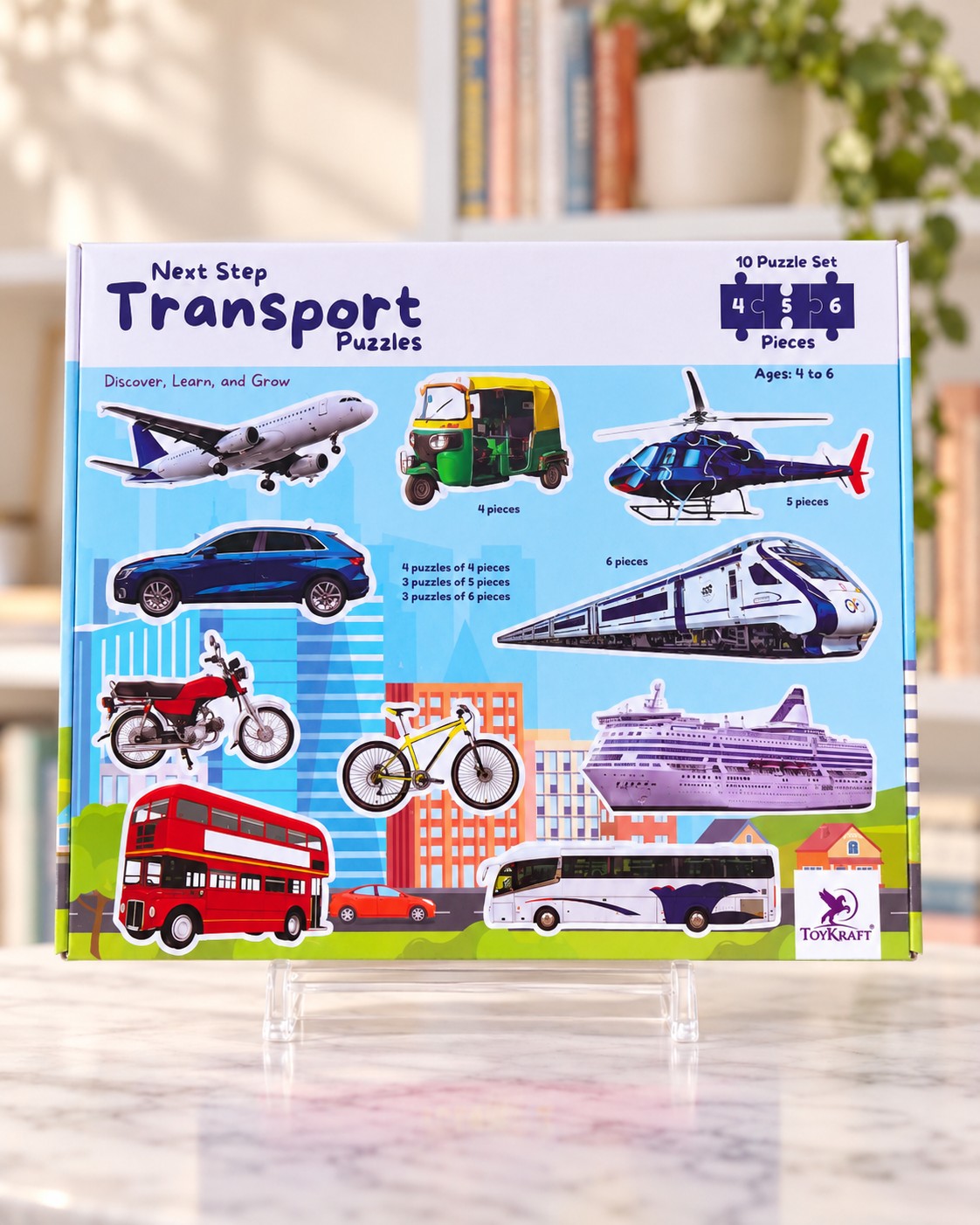 Next Step Transport Puzzles, box front
