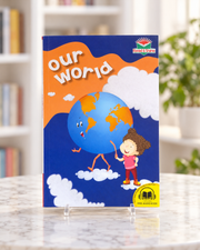 Our World science stories, paperback front cover