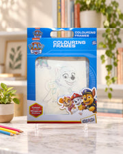 Paw Patrol Colouring Frames, front