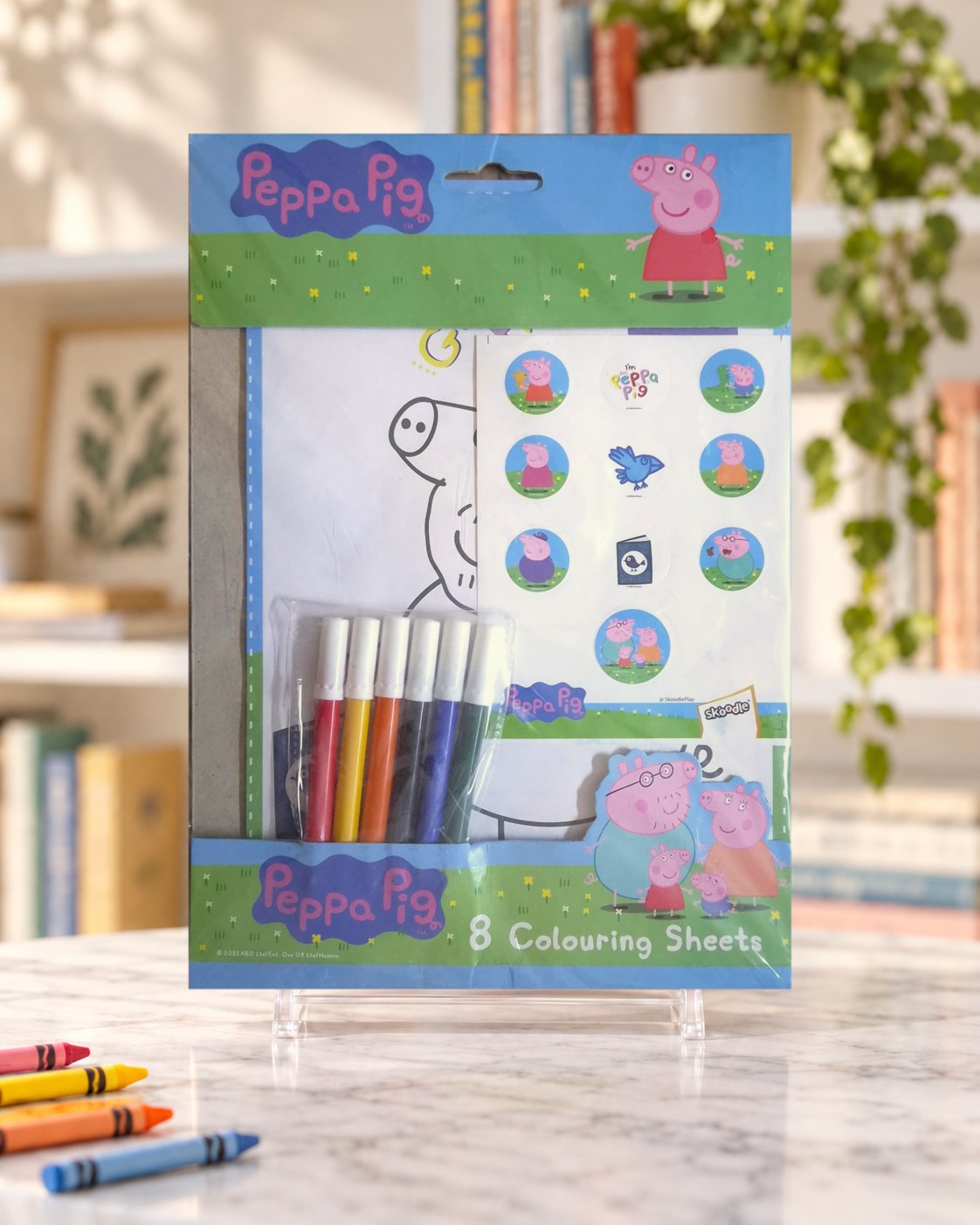 Peppa Colouring Sheets, front