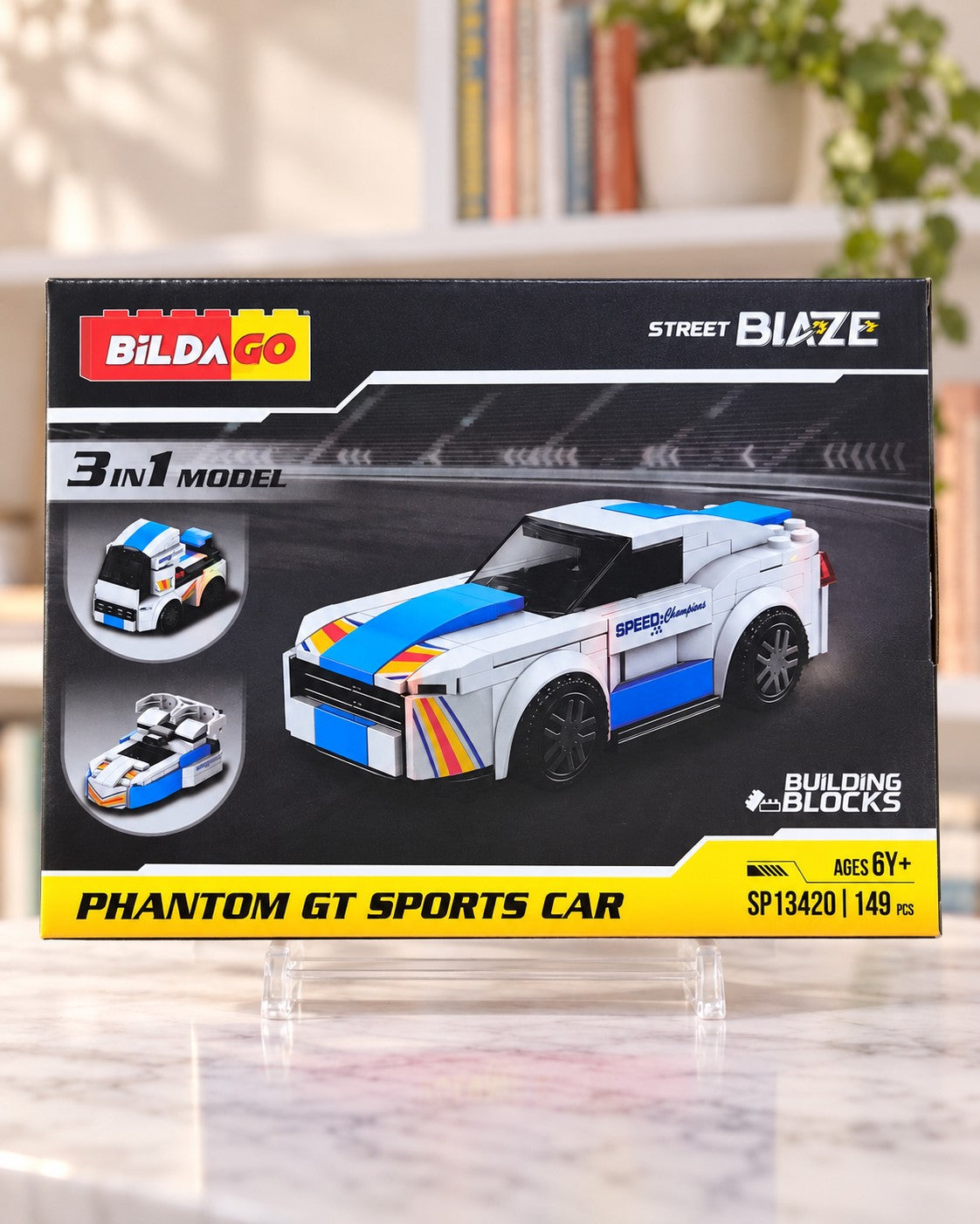 Phantom GT Sports Car - Street Blaze 149 pcs, box front