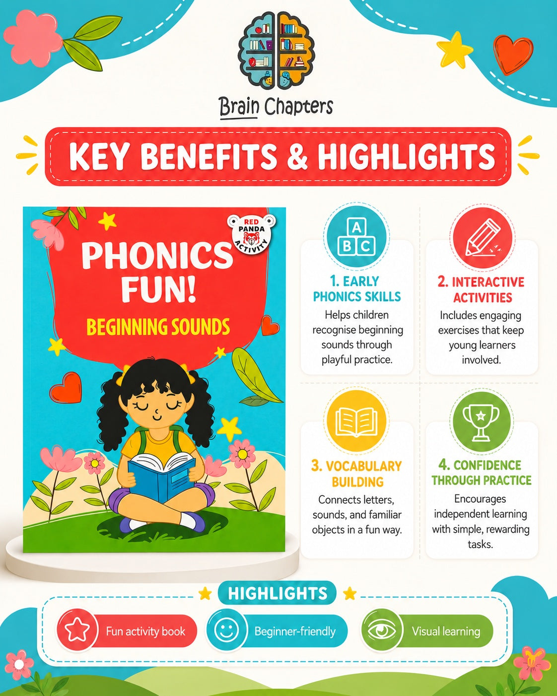 Key benefits and highlights of Phonics Fun! Beginning Sounds