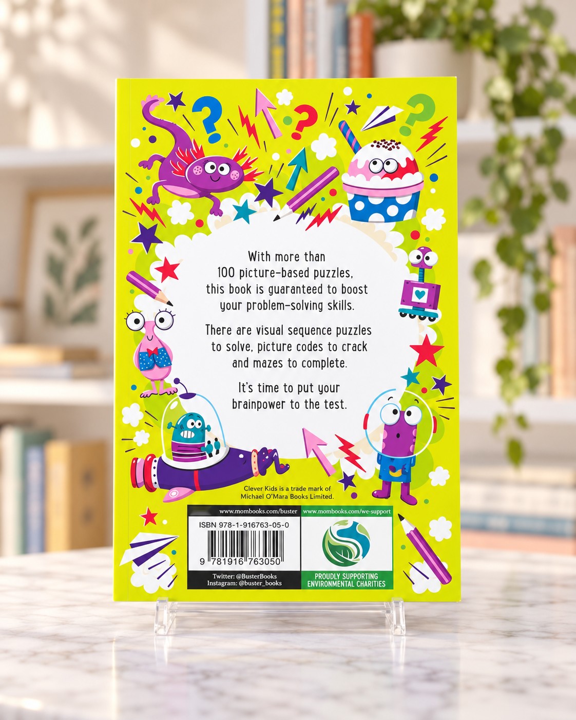Picture Puzzles for Clever Kids, back cover