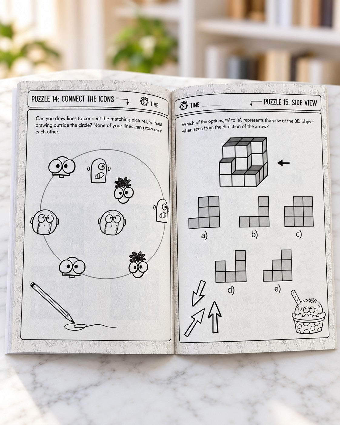Picture Puzzles for Clever Kids, inside pages 1