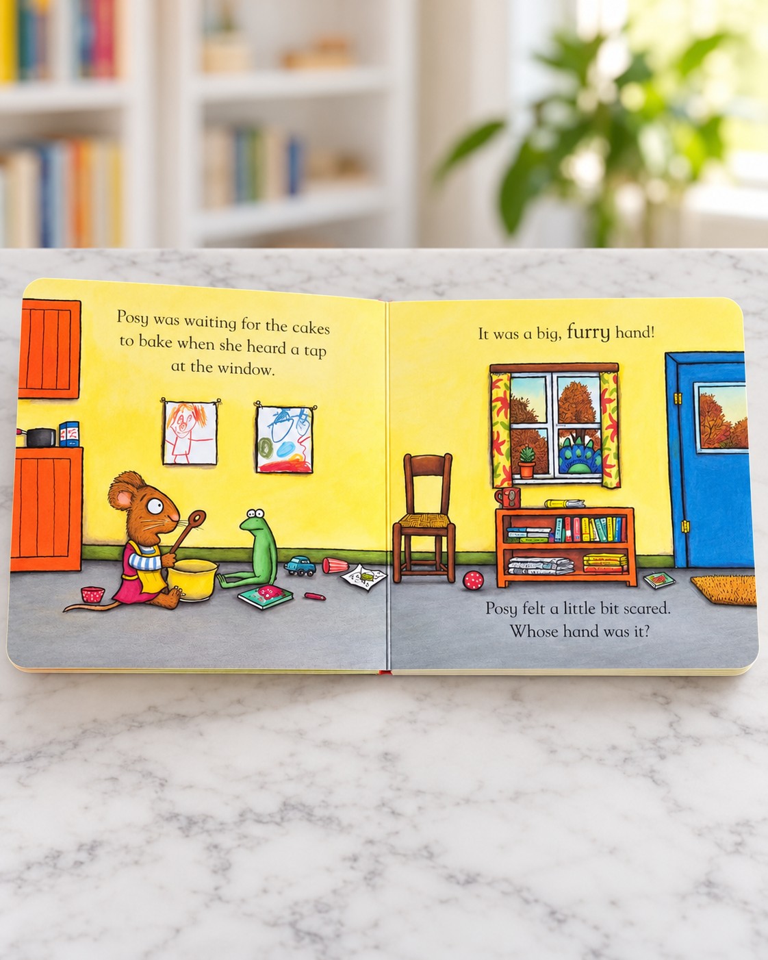 Pip and Posy: The Scary Monster, inside pages 2