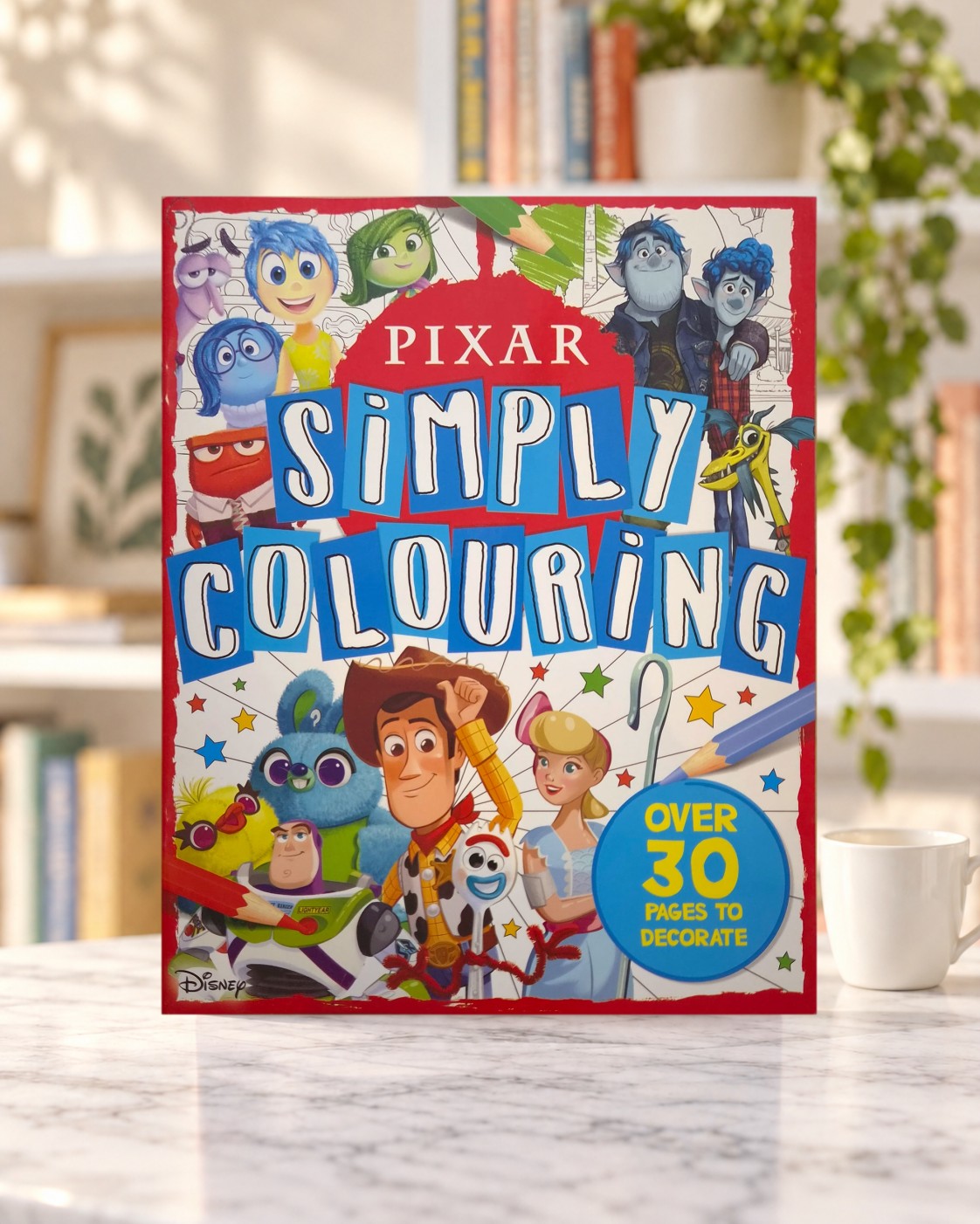 Pixar Simply Colouring, front cover