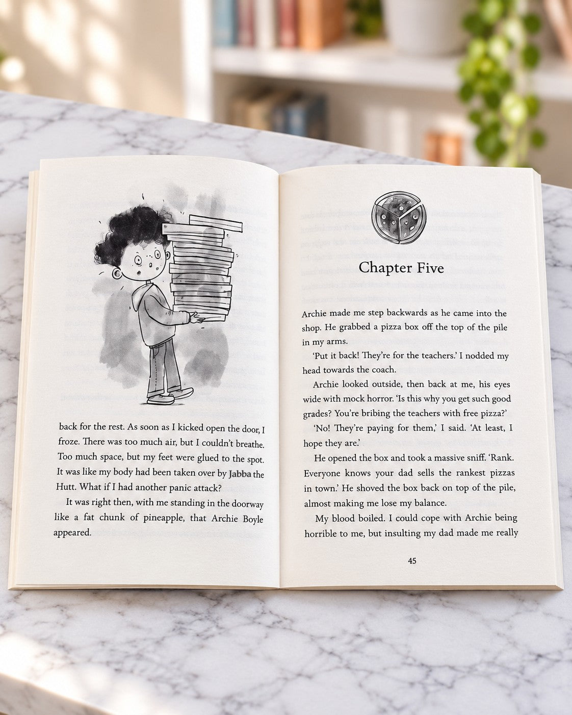 Pizza Pete and the Perilous Potions, inside pages