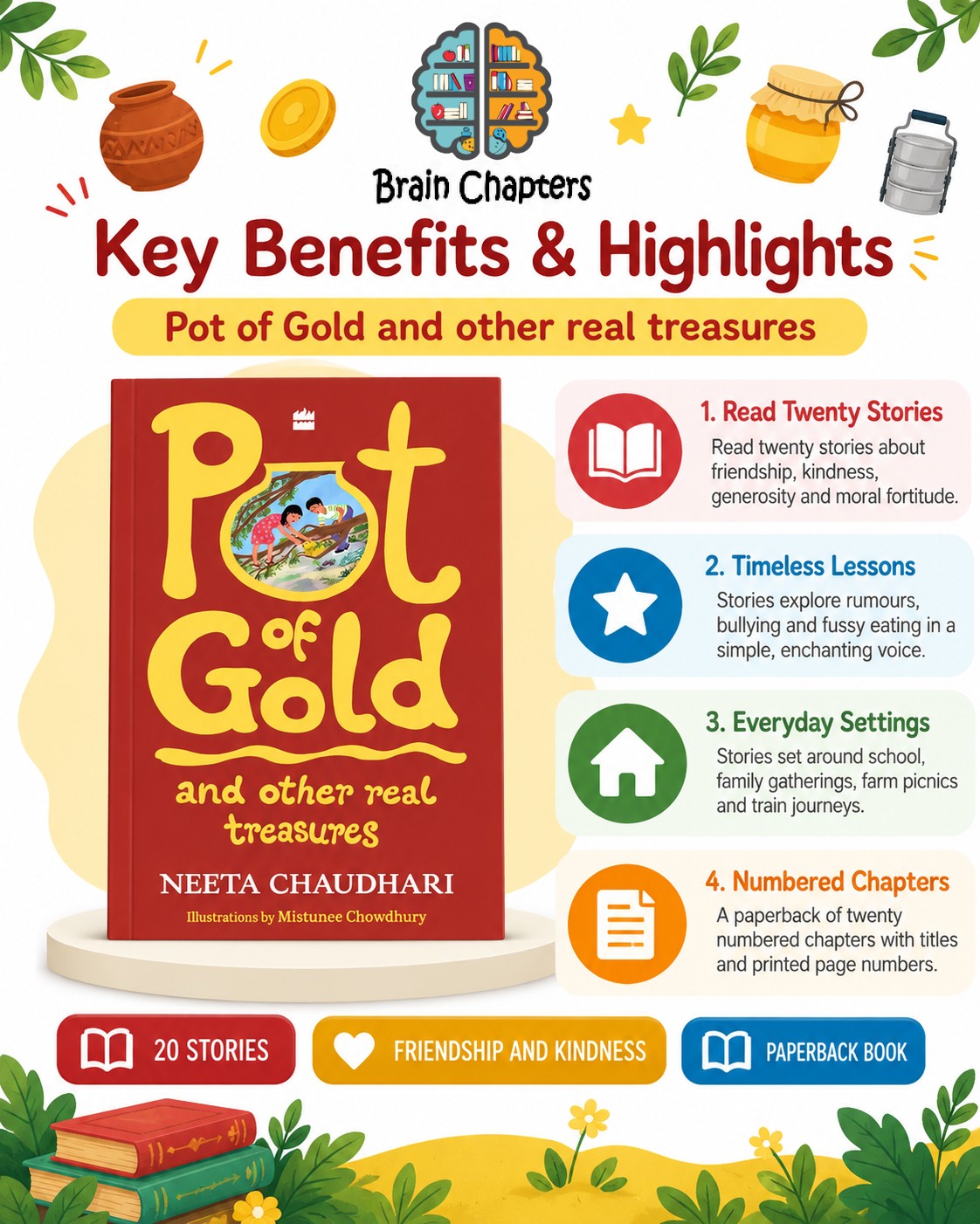 Key benefits and highlights of Pot of Gold and other real treasures
