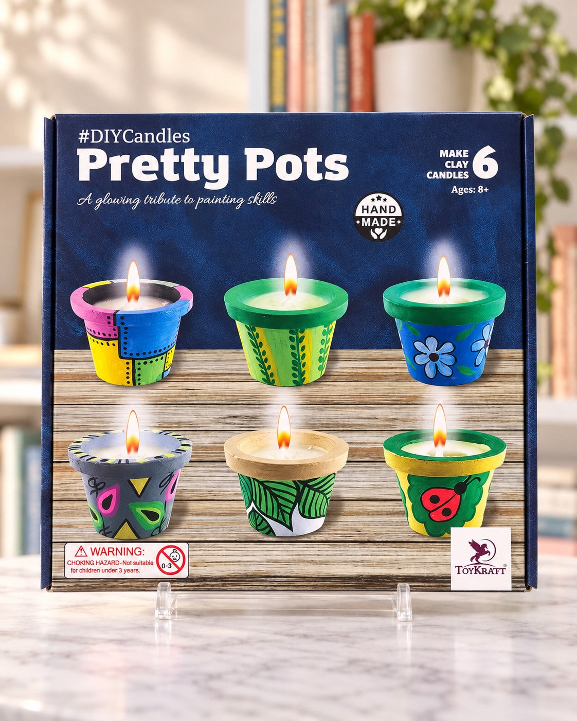Pretty Pots - DIY Candles, box front