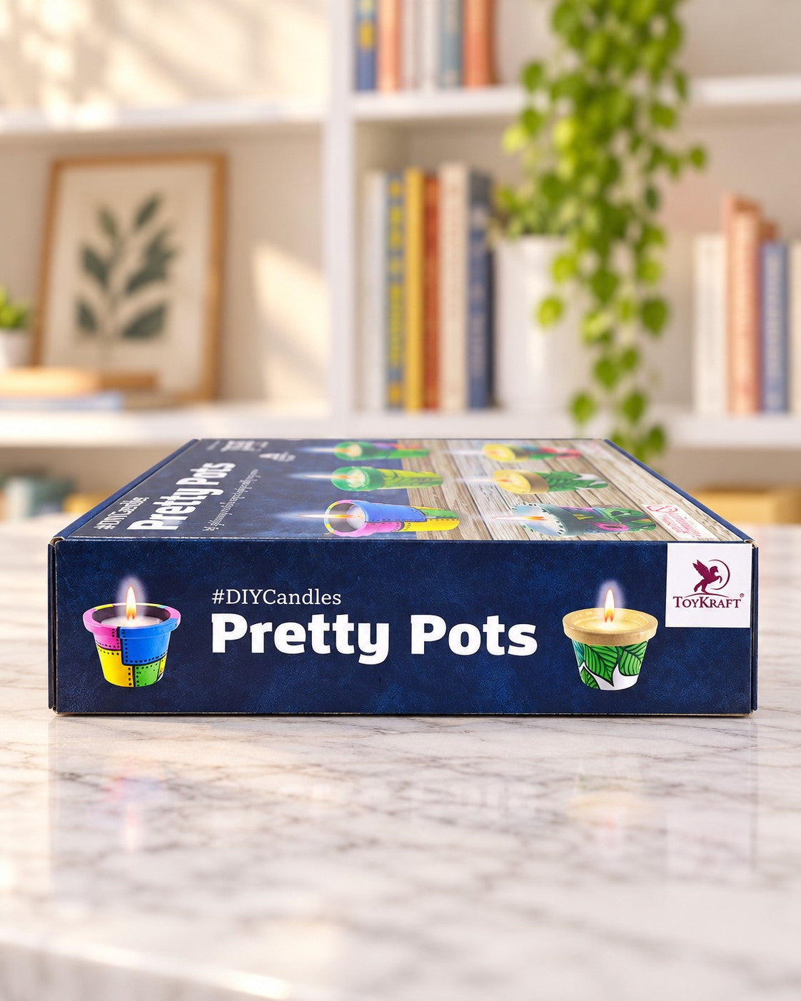 Pretty Pots - DIY Candles, box side