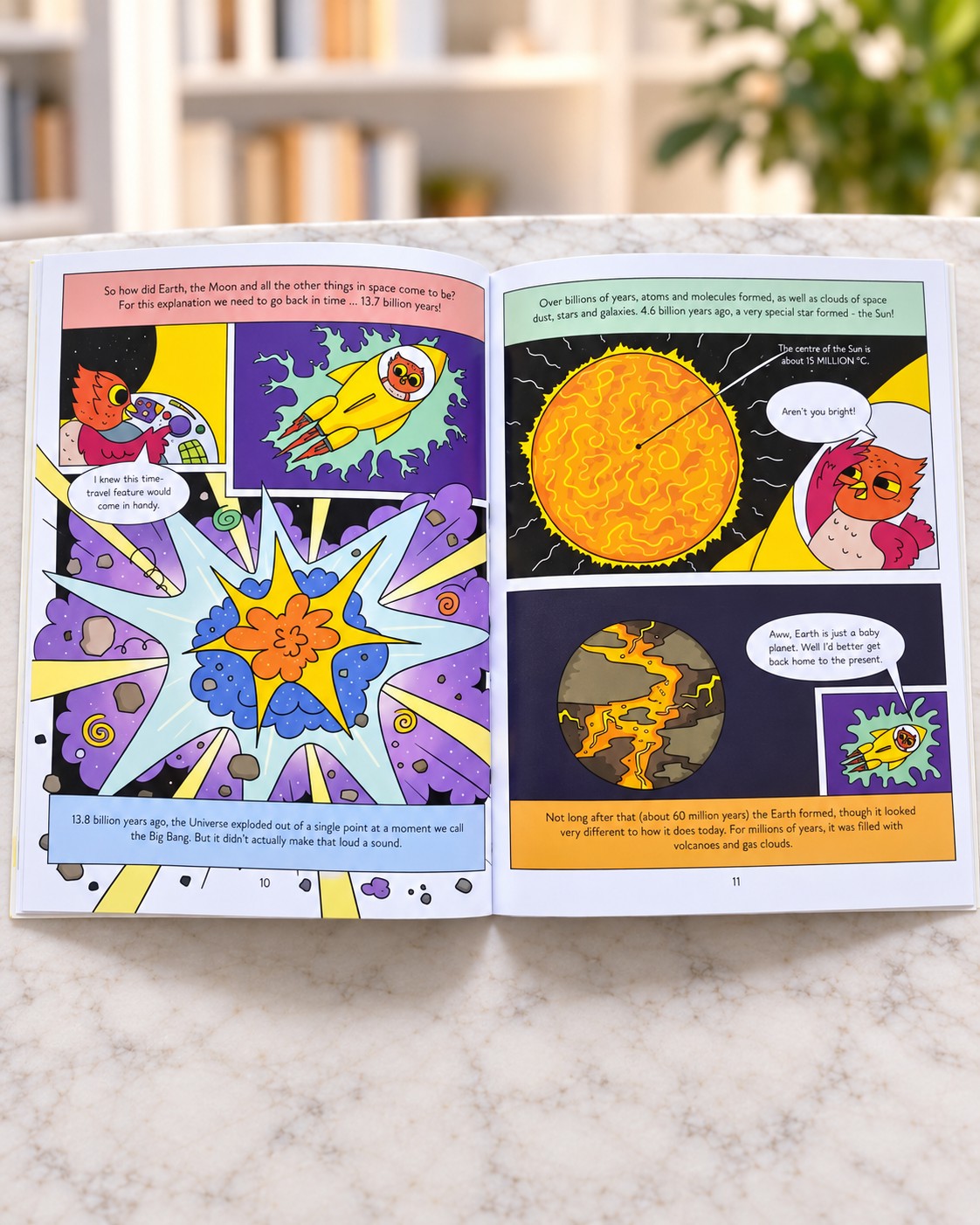 Professor Hoot's Science Comics: Space, inside pages 2